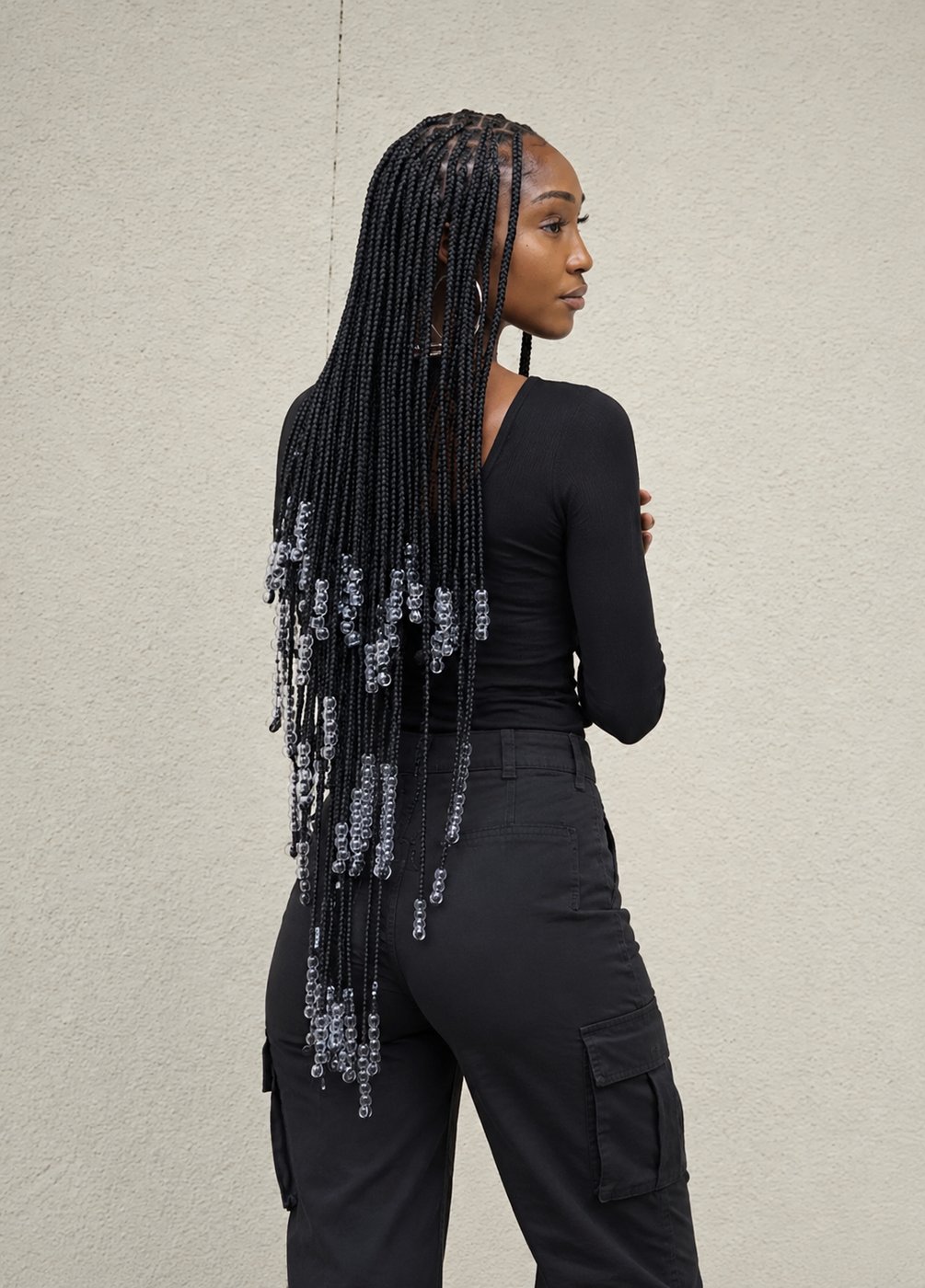 Small Beaded Knotless