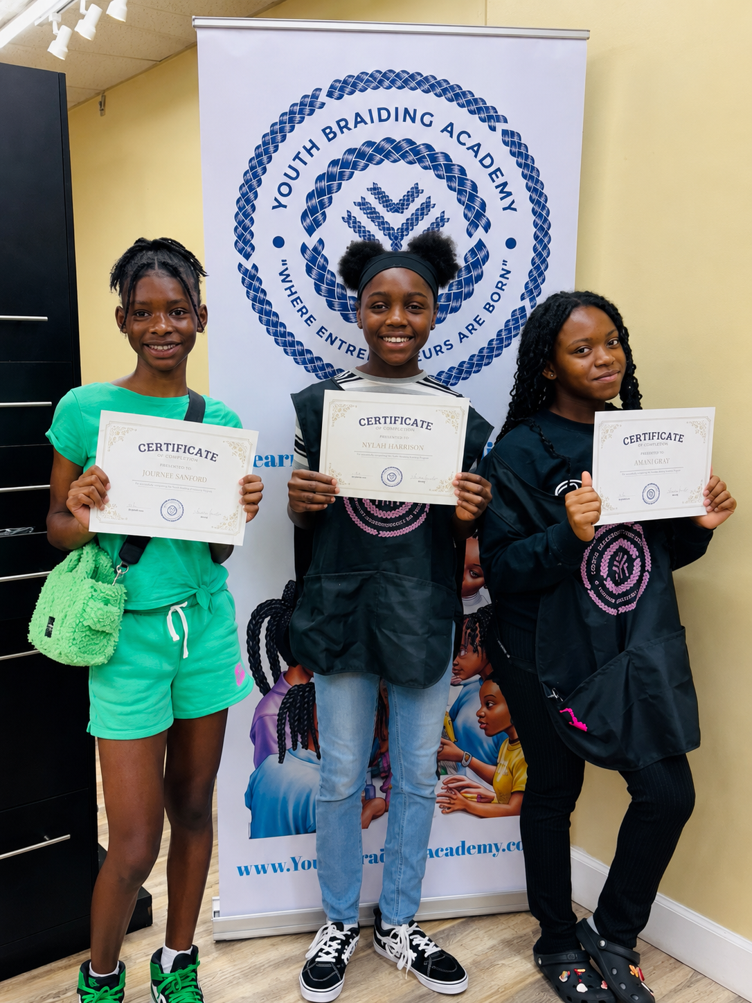 Graduates with certificates